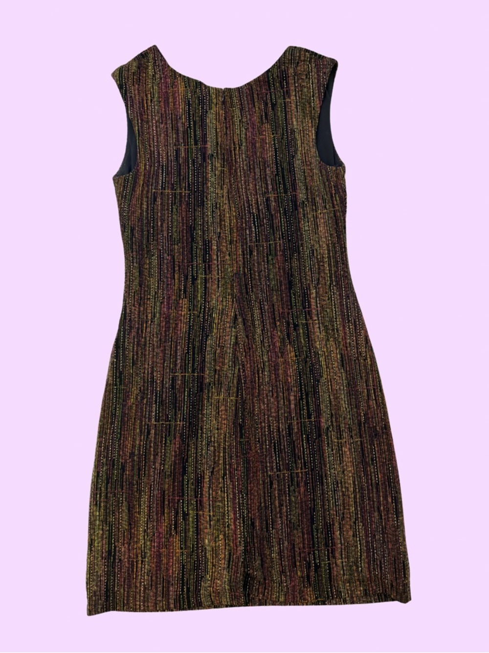 Joseph Ribkoff Multi Color Cross-Front Mini Dress - Picture 4 of 4
